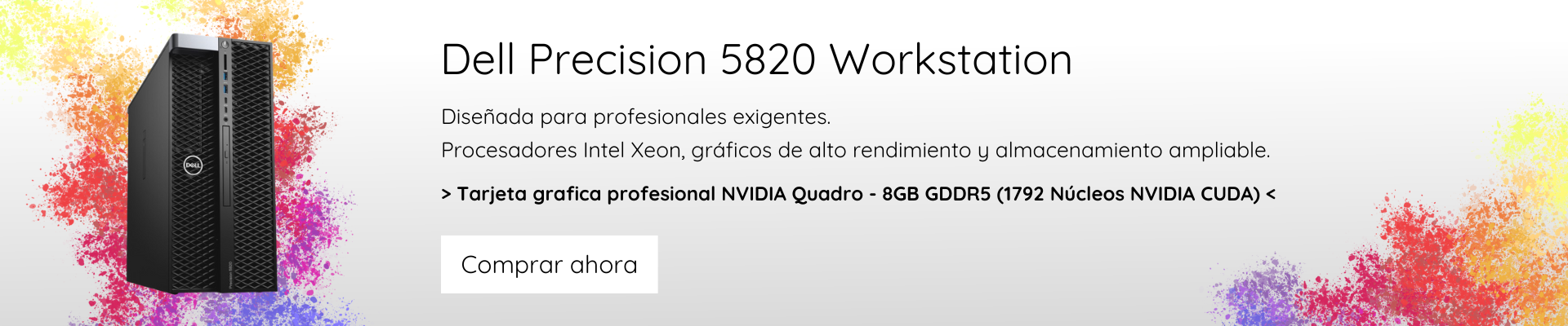 Dell Precision 5820 Workstation estacion de trabajo profesio