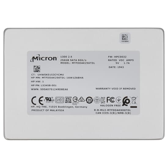 Disco Duro Micron 256GB SATA 2 5 FULL