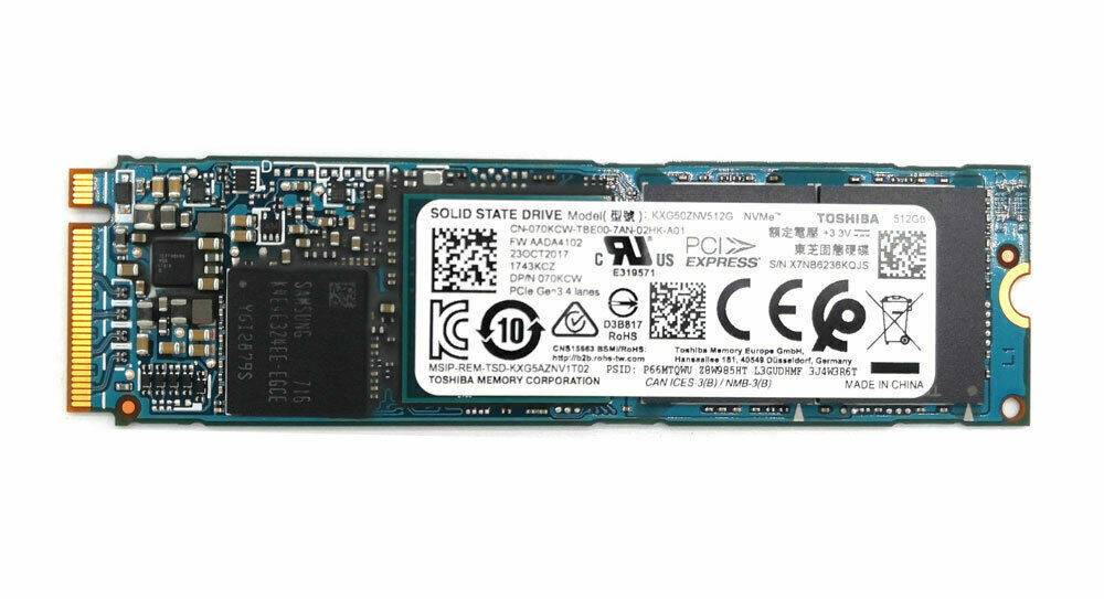 Disco Duro Toshiba 256GB NVMe Full