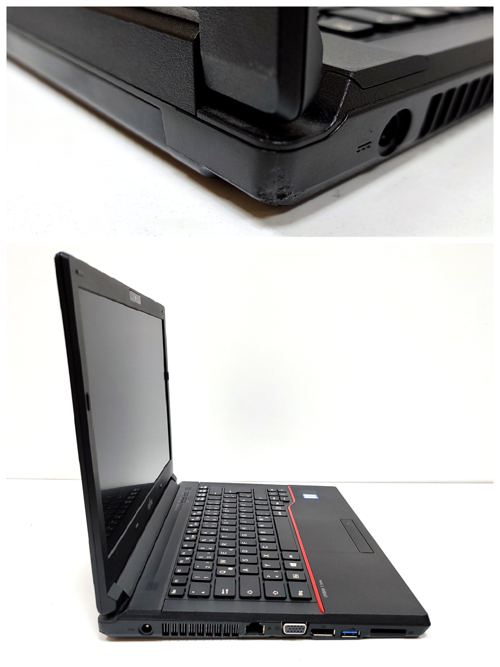 Fujitsu LifeBook E546 Abolladura