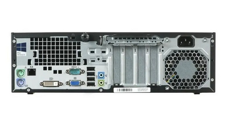 HP ProDesk 400 SFF de segundamano trasera