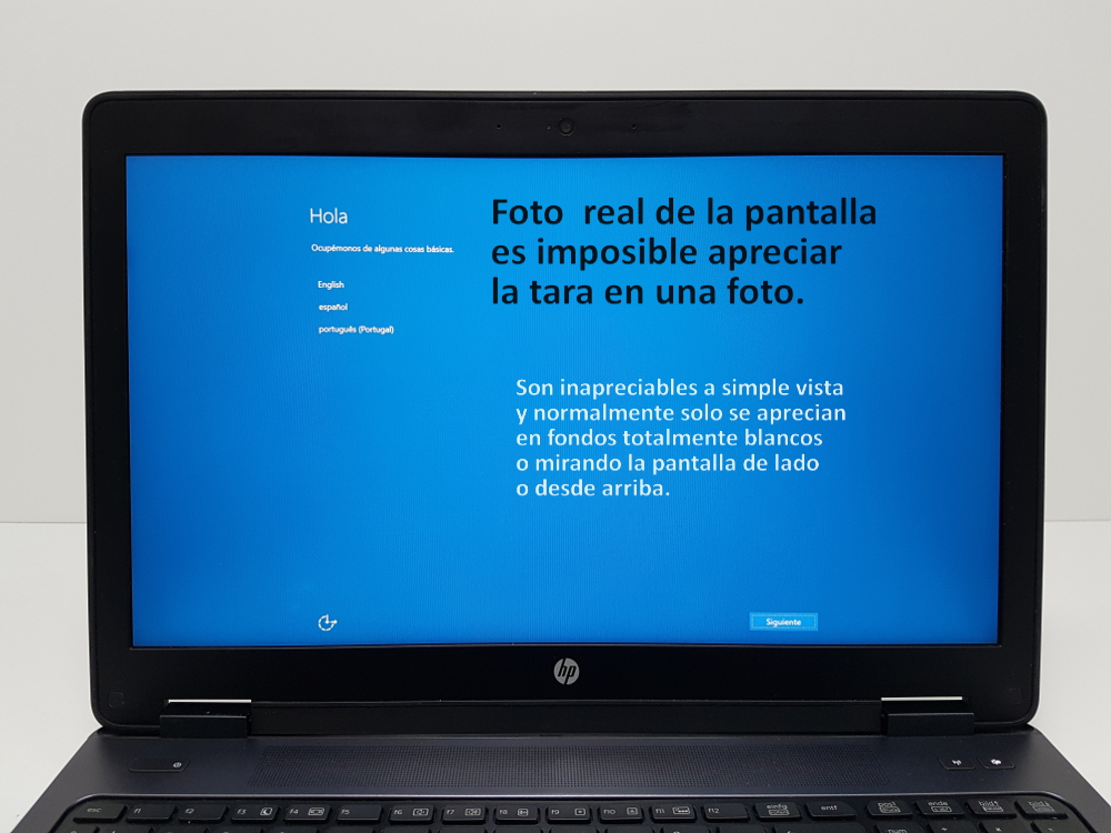 TAPA HP Z15 pantalla real