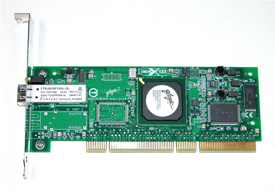 Tarjeta de red de fibra optica Qlogic ISP2312