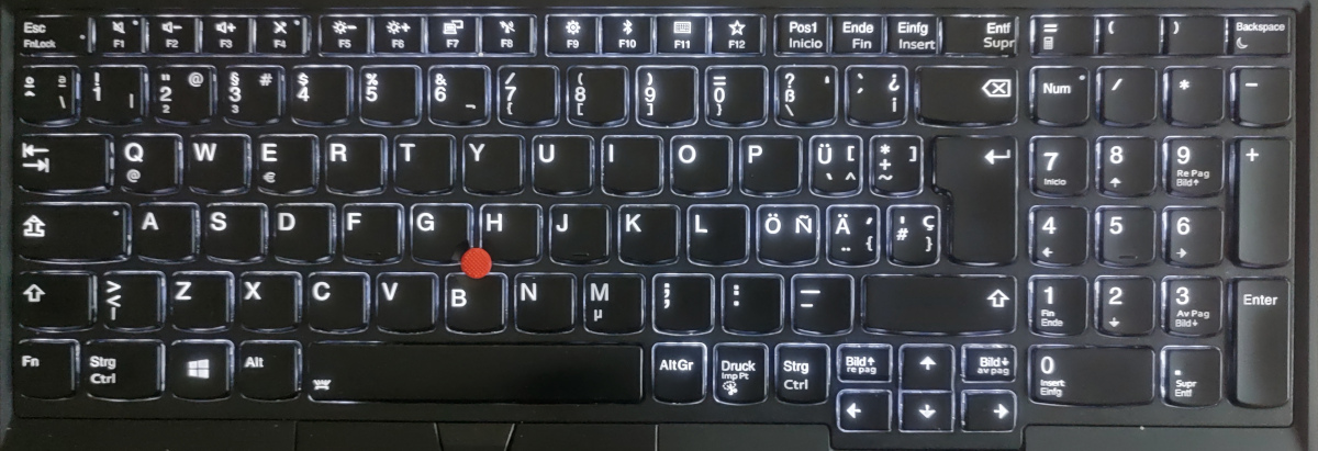 Teclado Normalizado Lenovo T590